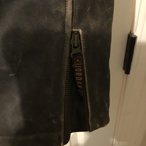 🔥Rare, vintage JORDAN, see pics, distressed leather coat, Size=XLT, new cond.🔥 - Picture 4 of 12